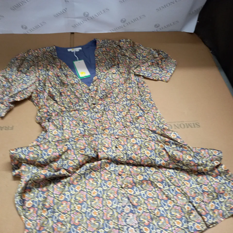 BODEN SATIN TEA DRESS - UK 16 L