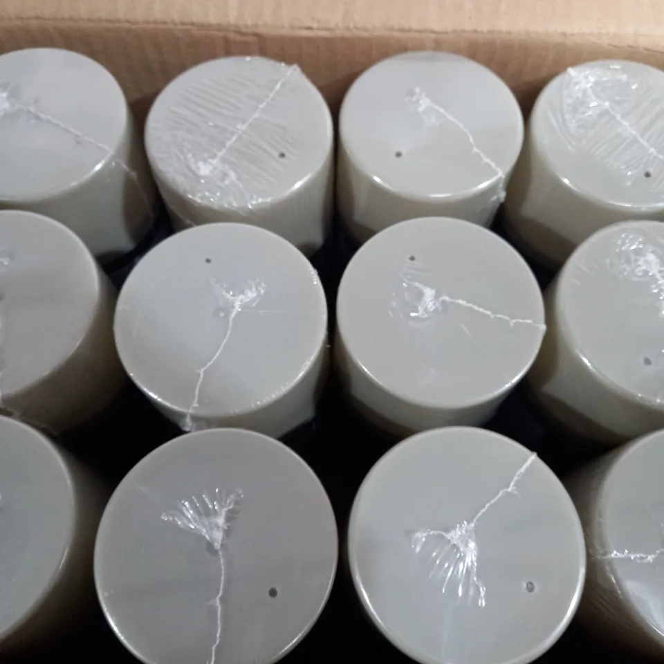 BOX OF 12 PAINT FACTORY COLOUR QUICK DRYING PAINT IN LIGHT GREY