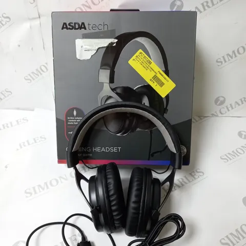 BOXED GAMING HEADSET IN BLACK  - 3.5MM AUDIO JACK