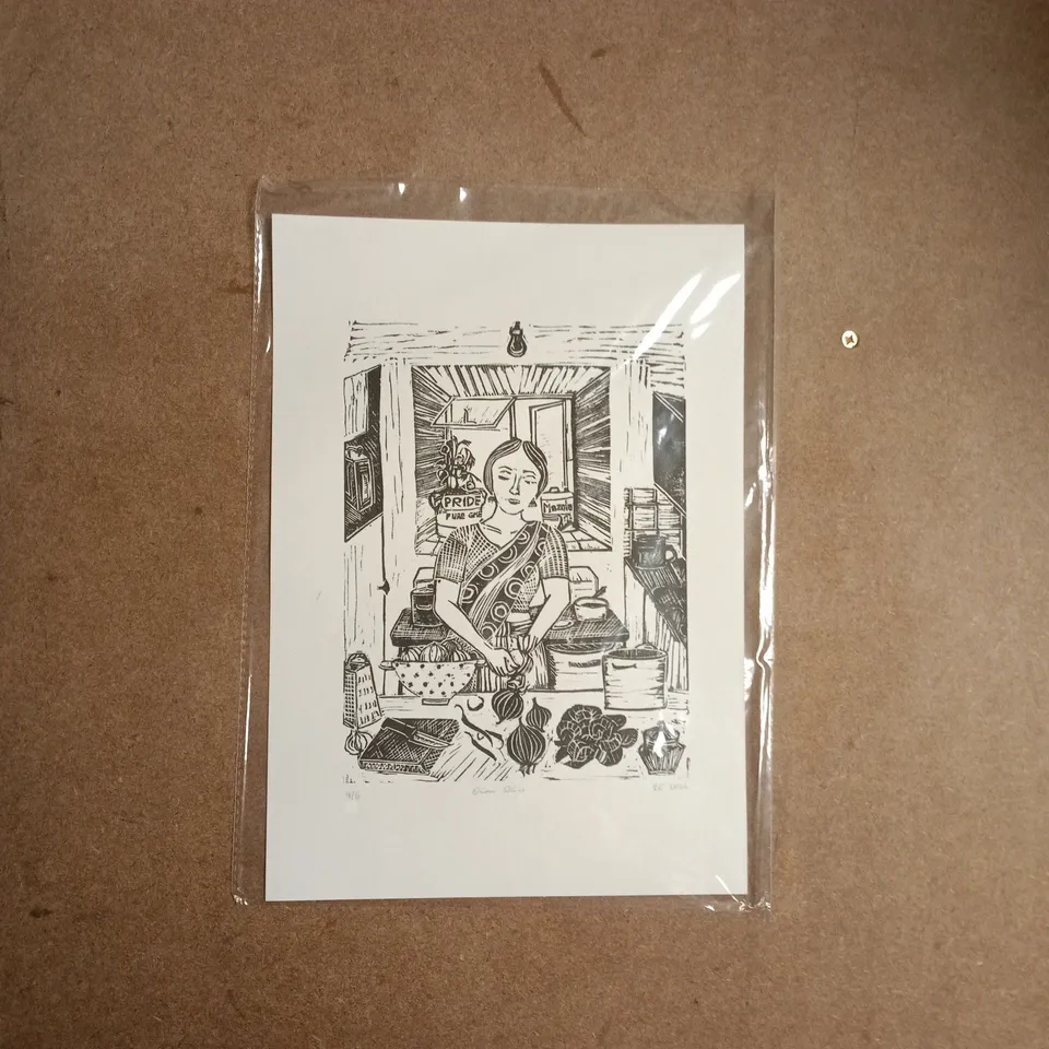 PAPER FIGHT ART "ONION SKINS" LIMITED EDITION ART PRINT 4/6