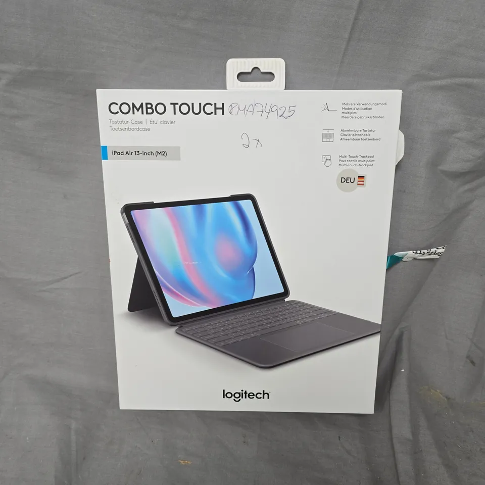 BOXED LOGITECH COMBO TOUCH IPAD AIR 13-INCH CASE (DEU LAYOUT)