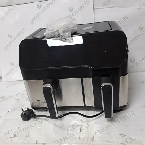 BOXED OUTLET COOK'S ESSENTIALS DUAL AIR FRYER