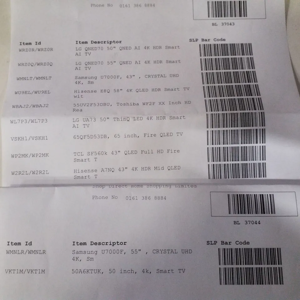 PALLET CONTAINING APPROXIMATELY 11 ASSORTED DAMAGED TVS