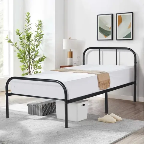 BOXED GARBO BEDFRAME BLACK // SIZE: SINGLE (1 BOX)