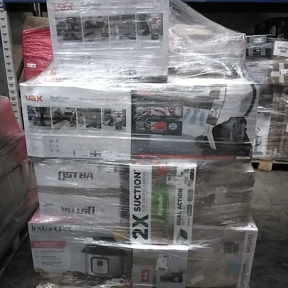 PALLET OF APPROXIMATELY 20 UNPROCESSED RAW RETURN HOUSEHOLD AND ELECTRICAL GOODS TO INCLUDE;