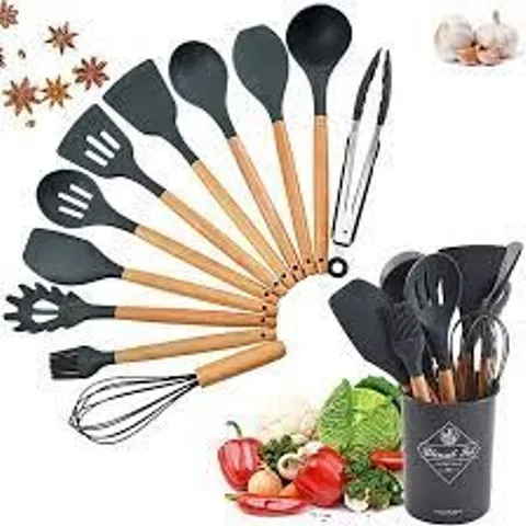 BOXED COOKING UTENSILS SET WITH HOLDER (1 BOX)