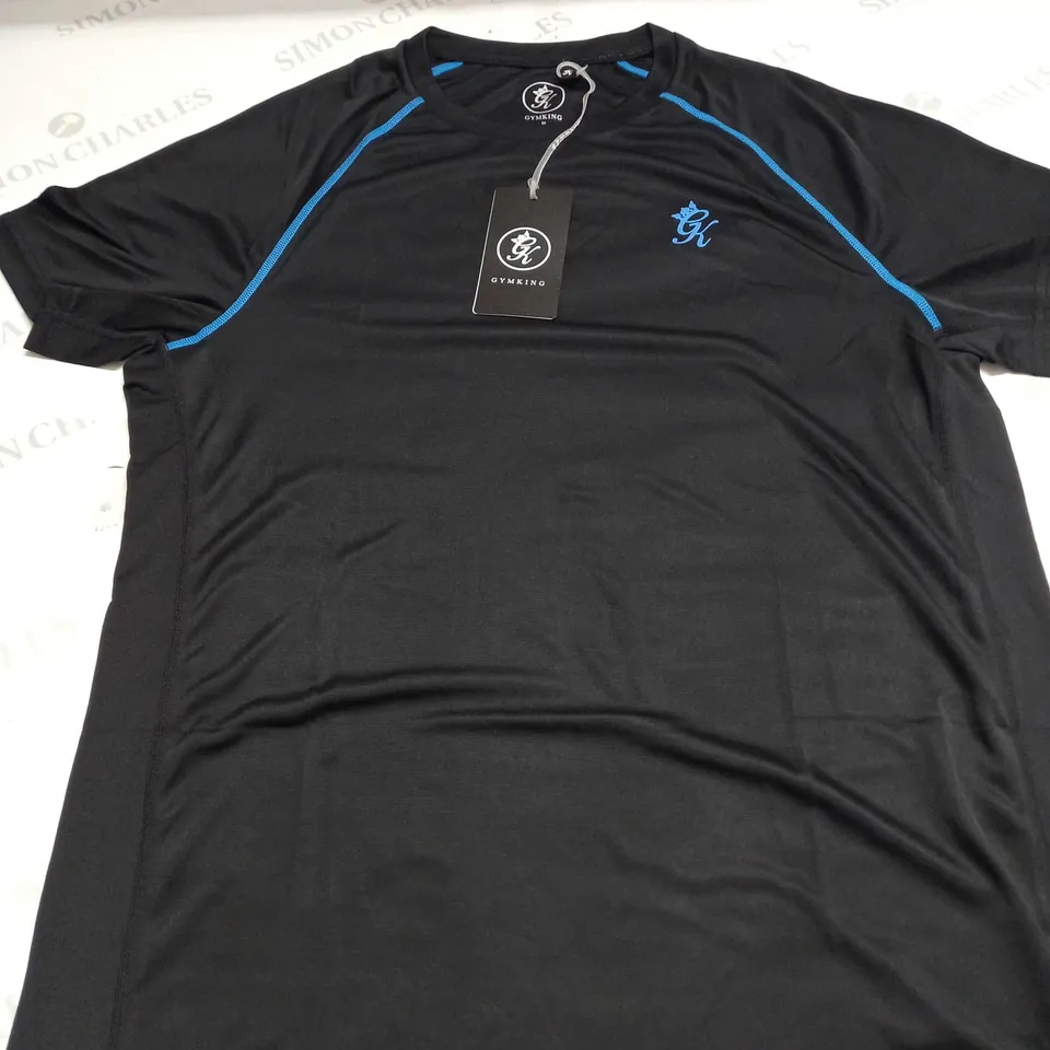 GYMKING MOTIVATE STRIPE T-SHIRT SIZE M