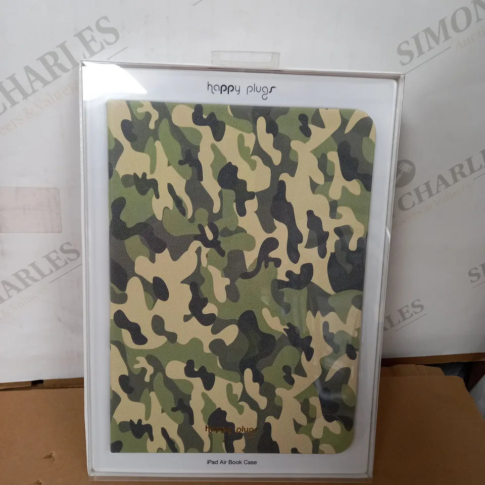 LOT OF 10 HAPPY PLUGS IPAD AIR BOOK CASES - CAMO