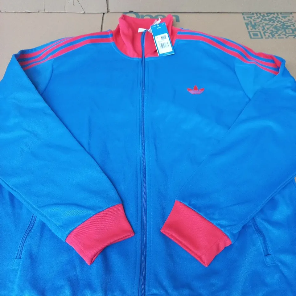ADIDAS ORIGINALS TRACK JACKET – BLUE - SIZE XL