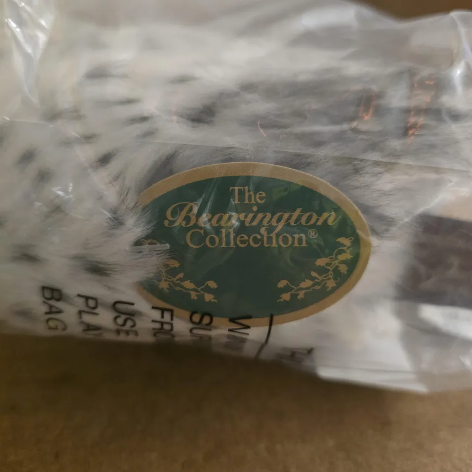 THE BEARINGTON COLLECTION WHITE PLUSH BEAR – SMALL STUFFED TOY