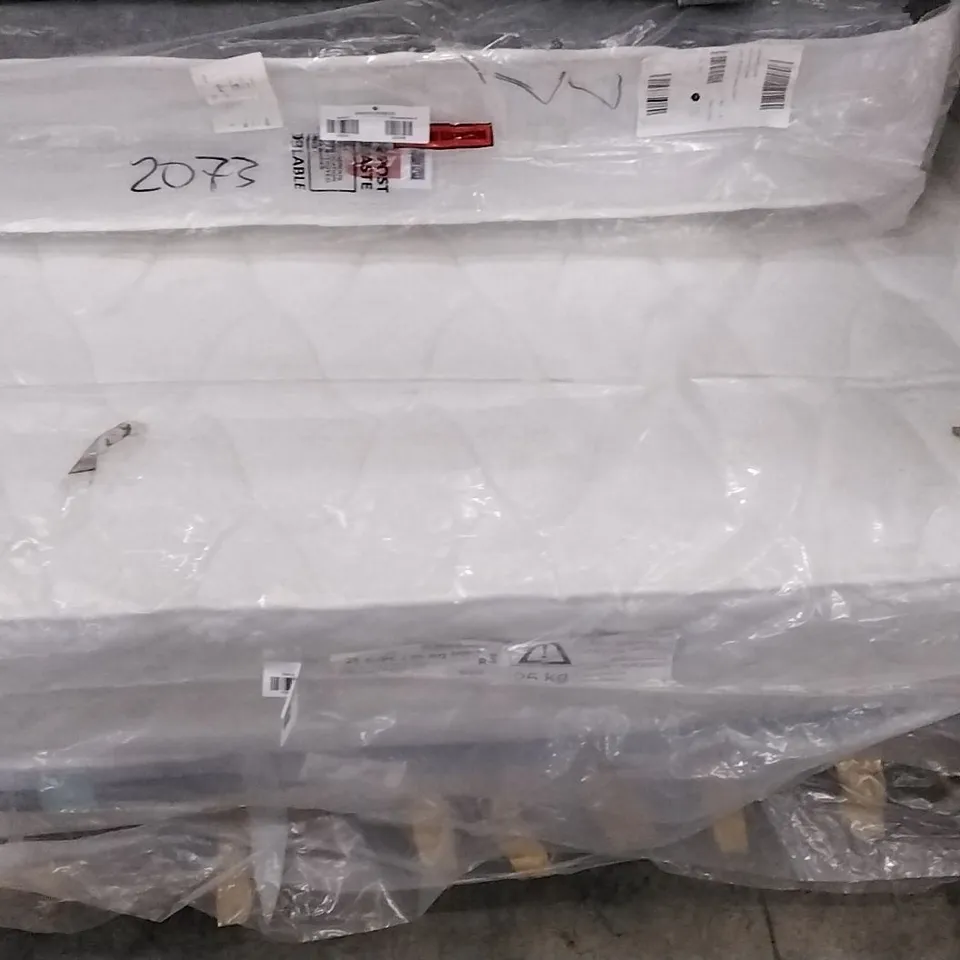 QUALITY BAGGED ROLLED 600 POCKET DOUBLE 4'6" MATTRESS