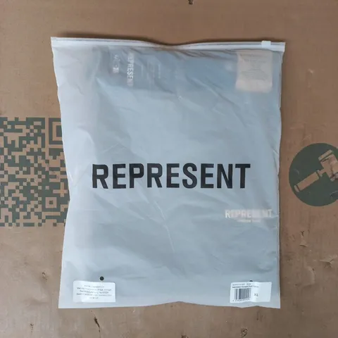 BAGGED REPRESENT OWNERS CLUB T-SHIRT IN OLIVE SIZE XL