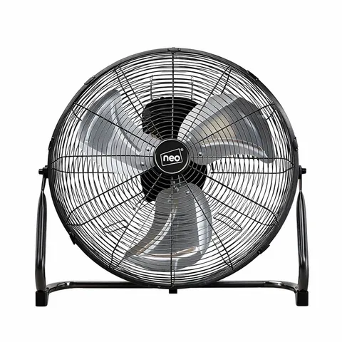 BOXED NEO 16'' HIGH VELOCITY BLACK FLOOR GYM FAN (1 BOX)