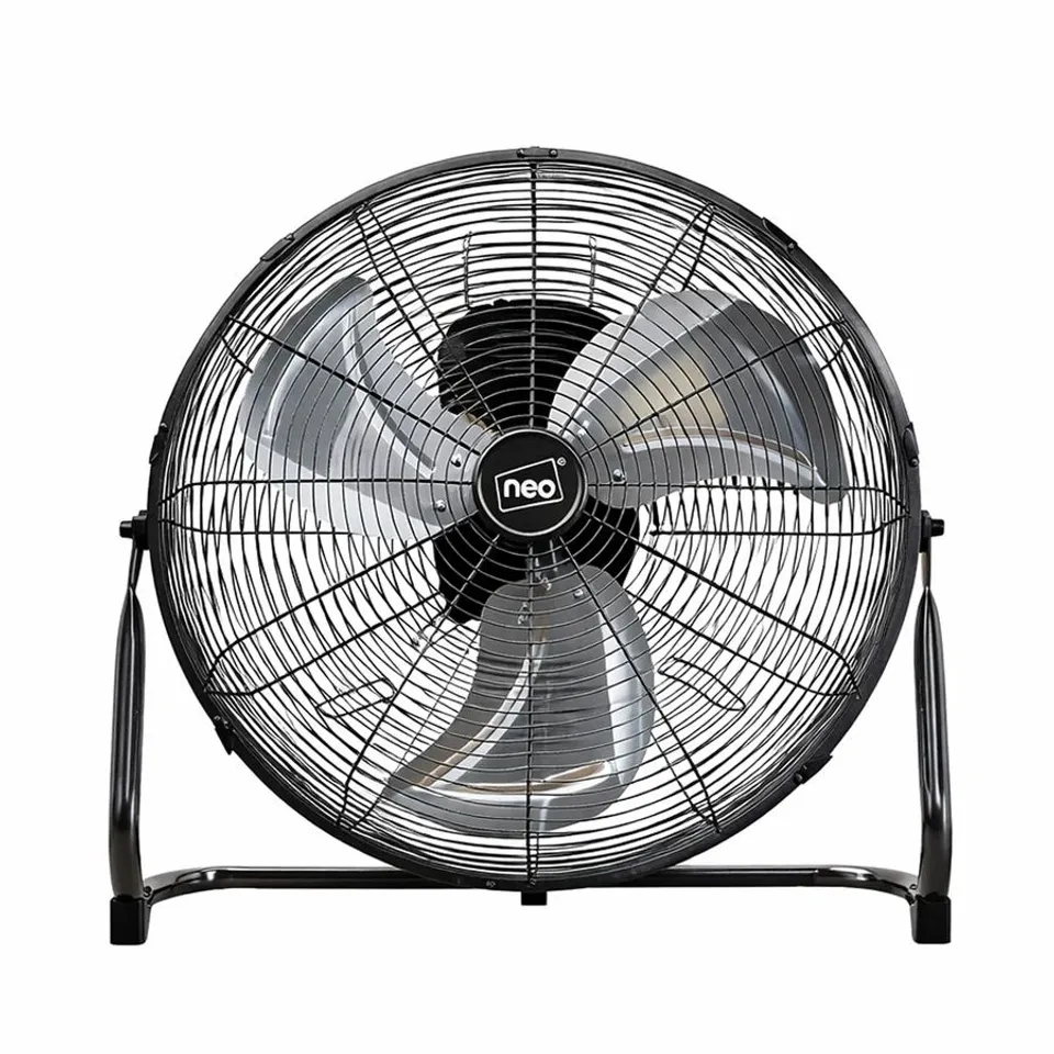 BOXED NEO 16'' HIGH VELOCITY BLACK FLOOR GYM FAN (1 BOX)