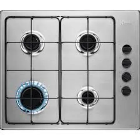 ZANUSSI INTEGRATED 59CM GAS HOB - STAINLESS STEEL Model ZGNN640X