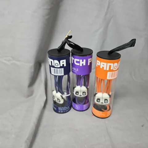 APPROXIMATELY 18 ASSORTED PATCH USB LIGHTNING CONNECTORS CABLES TO INCLUDE ORANGE, PURPLE & NAVY VARIATIONS