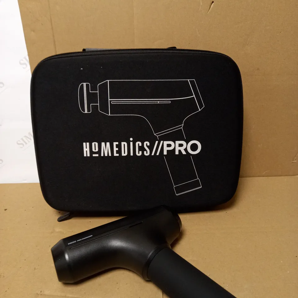 HOMEDICS PRO POWER HANDHELD PHYSIOTHERAPY MASSAGER GUN