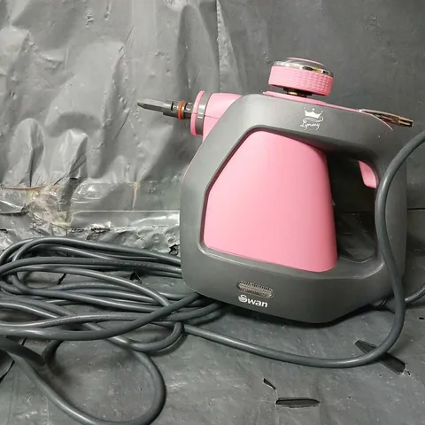 SWAN TV’S QUEEN OF CLEAN HANDHELD STEAM CLEANER WITH 3 STEAM PRESSURE SETTINGS