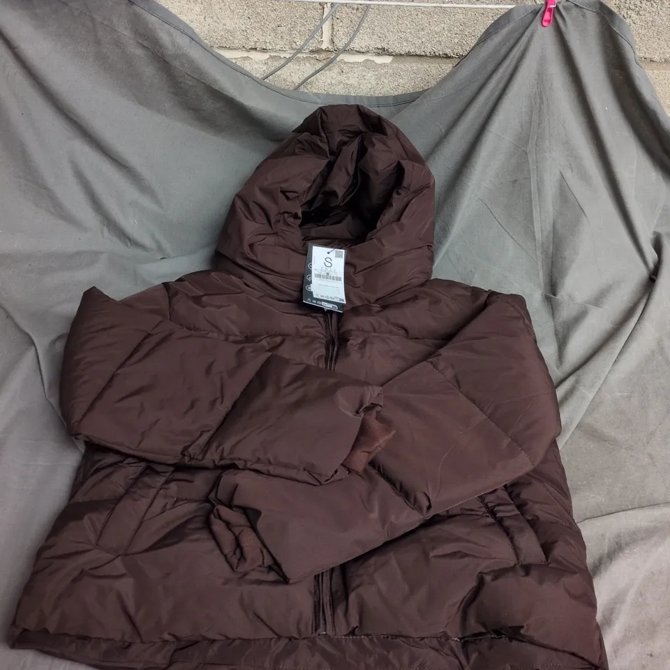 STRADIVARIUS PADDED JACKET – BROWN, WOMEN'S, UK SIZE S