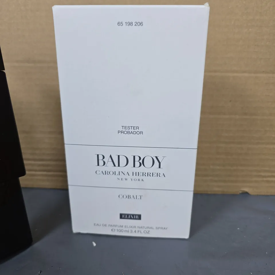 CAROLINA HERRERA BAD BOY COBALT EAU DE PARFUM TESTER, 100 ML