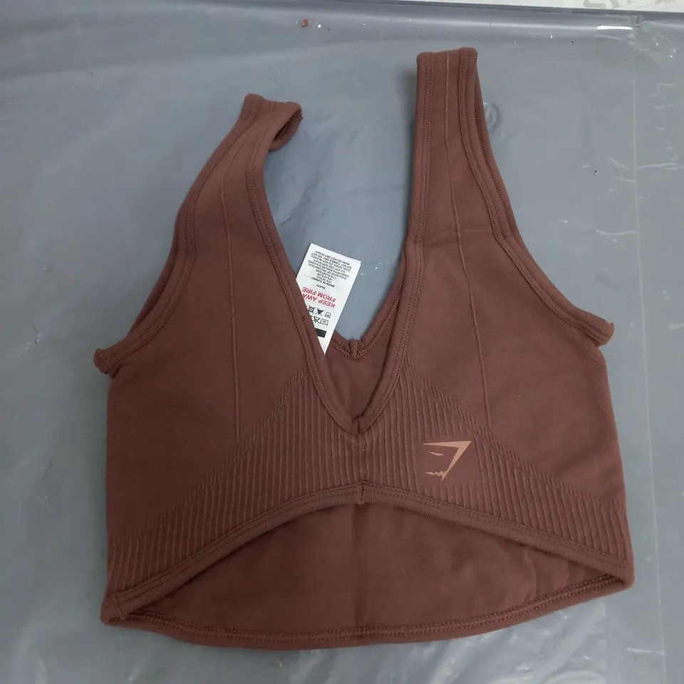 GYMSHARK REST DAY SEAMLESS BRALETTE - SIZE XS