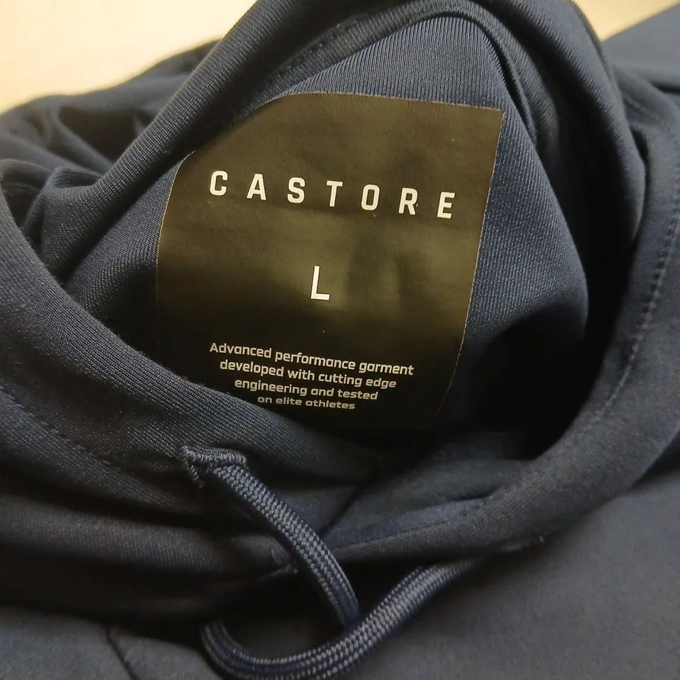 CASTORE LARGE BLUE HOODIE