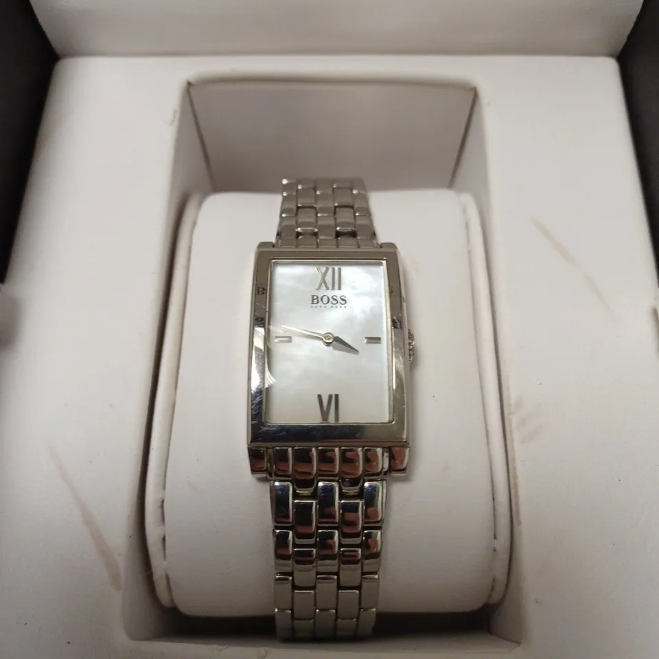 BOXED HUGO BOSS HB733142155 SILVER WOMANS WATCH