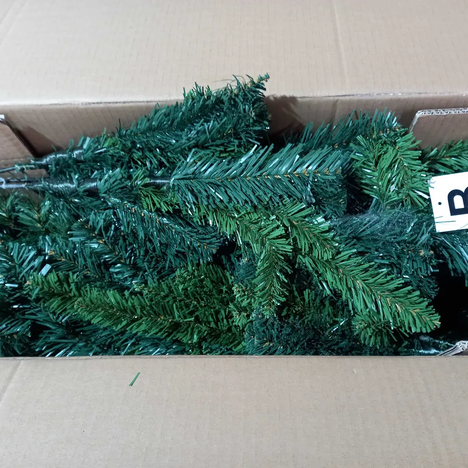 BOXED 6FT SPACE SAVING HALF TREE - COLLECTION ONLY RRP £49.99
