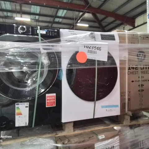 PALLET OF APPROXIMATELY 6 UNPROCESSED RAW RETURN WHITE GOODS TO INCLUDE