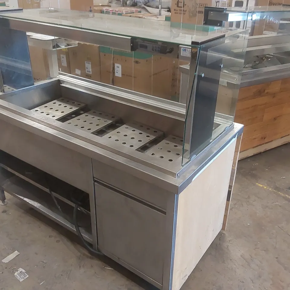 KUBUS COMMERCIAL BAIN MARIE DISPLAY COUNTER