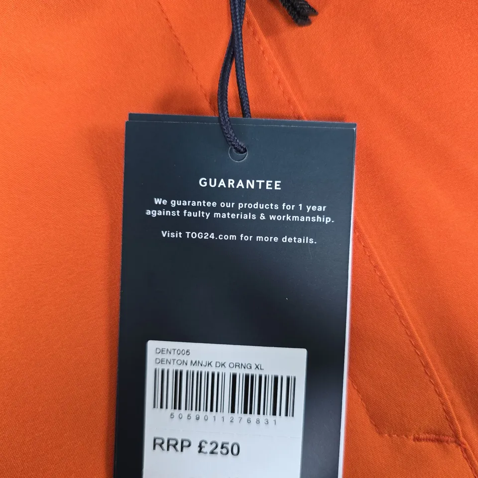 TOG24 ORANGE WATERPROOF JACKET - XL