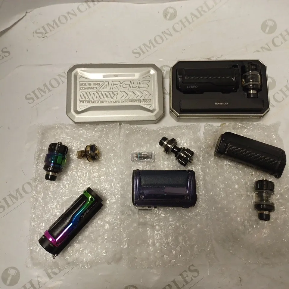 BOXED VOOPOO ARGUS OUTDOOR KIT PLUS VARIOUS ARGUS GT, XT AND PRO ITEMS