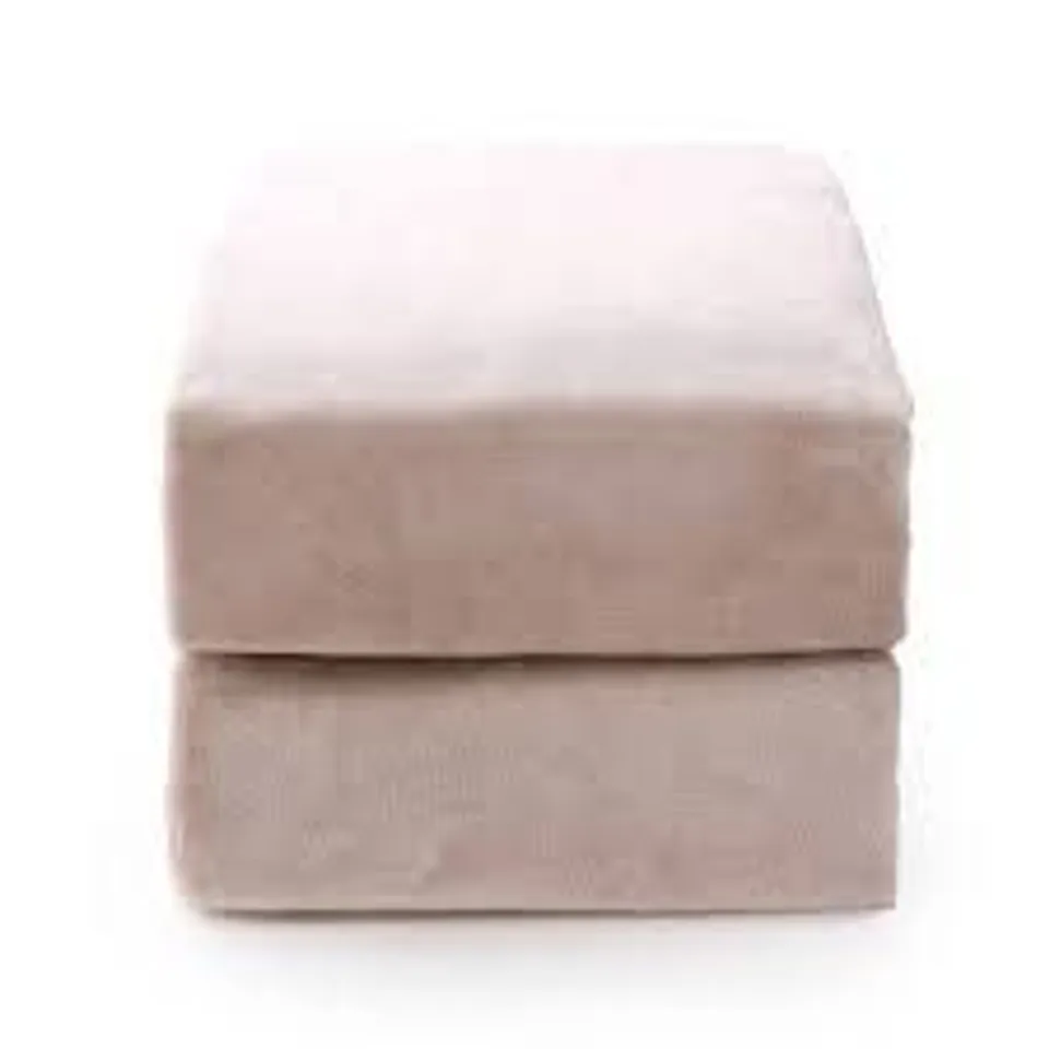 COZEE HOME SET OF TWO VELVETSOFT DEEP FITTED SHEETS