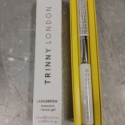 BOXED TRINNY LONDON LASH2BROW MASCARA + BROW GEL IN BLACK/CHOCOLATE