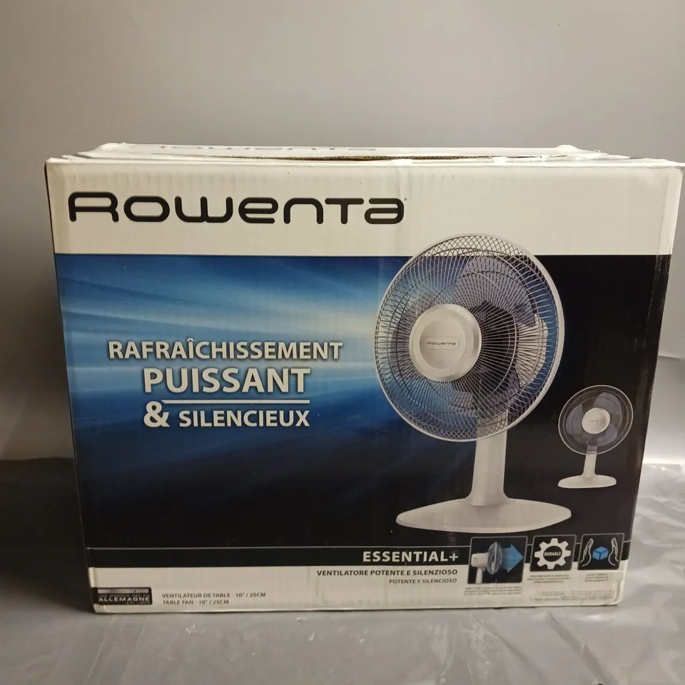ROWENTA ESSENTIAL+ TABLE FAN 10"/25CM