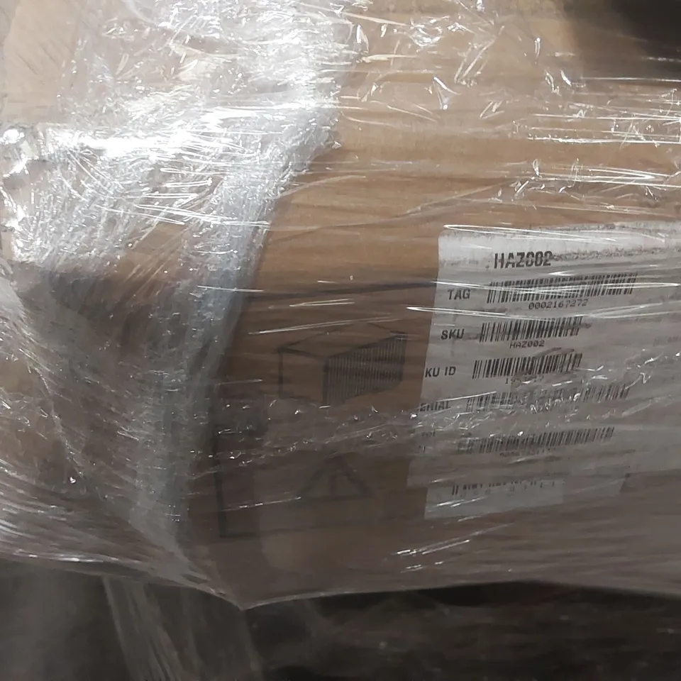 PALLET CONTAINING A VERY LARGE QUANTITY OF ASSORTED FURNITURE ITEMS INCLUDING: BATHTUB, RESIN BASIN, VANITY BASE ECT