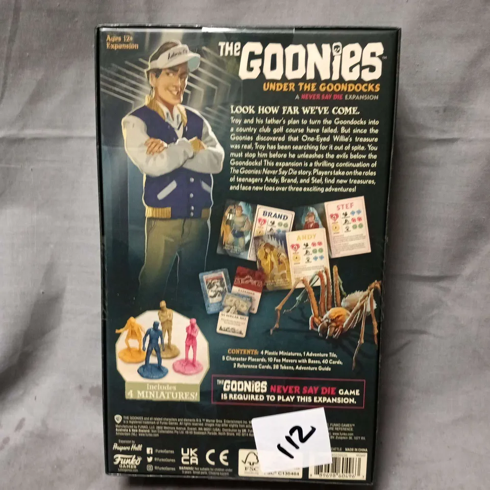 THE GOONIES: UNDER THE GOONDOCKS EXPANSION – BOARD GAME EXPANSION (AGES 12+)