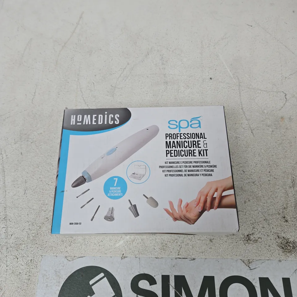 HOMEDICS SPA PROFESSIONAL MANICURE & PEDICURE KIT (MAN-200A-EU)