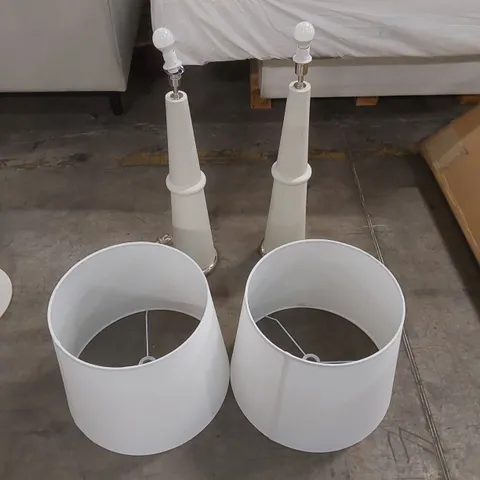 SET OF 2 DESIGNER TABLE LAMPS