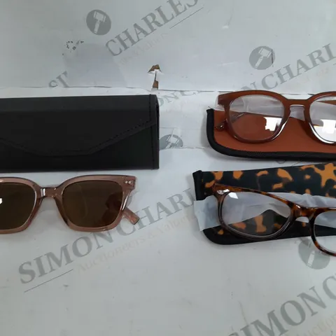 HUMMINGBIRD SUNGLASSES & READERS - GREY AND BROWN/RED