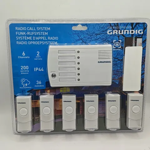 GRUNDIG 6-CHANNEL RADIO CALL SYSTEM