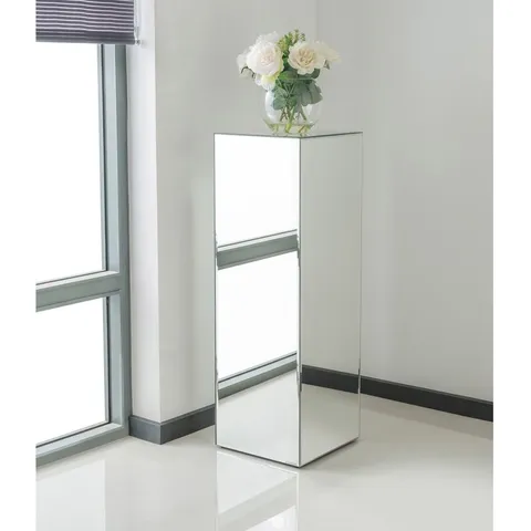 BRAND NEW BOXED HOMESDIRECT365 ROMANO MIRRORED PEDESTAL STAND