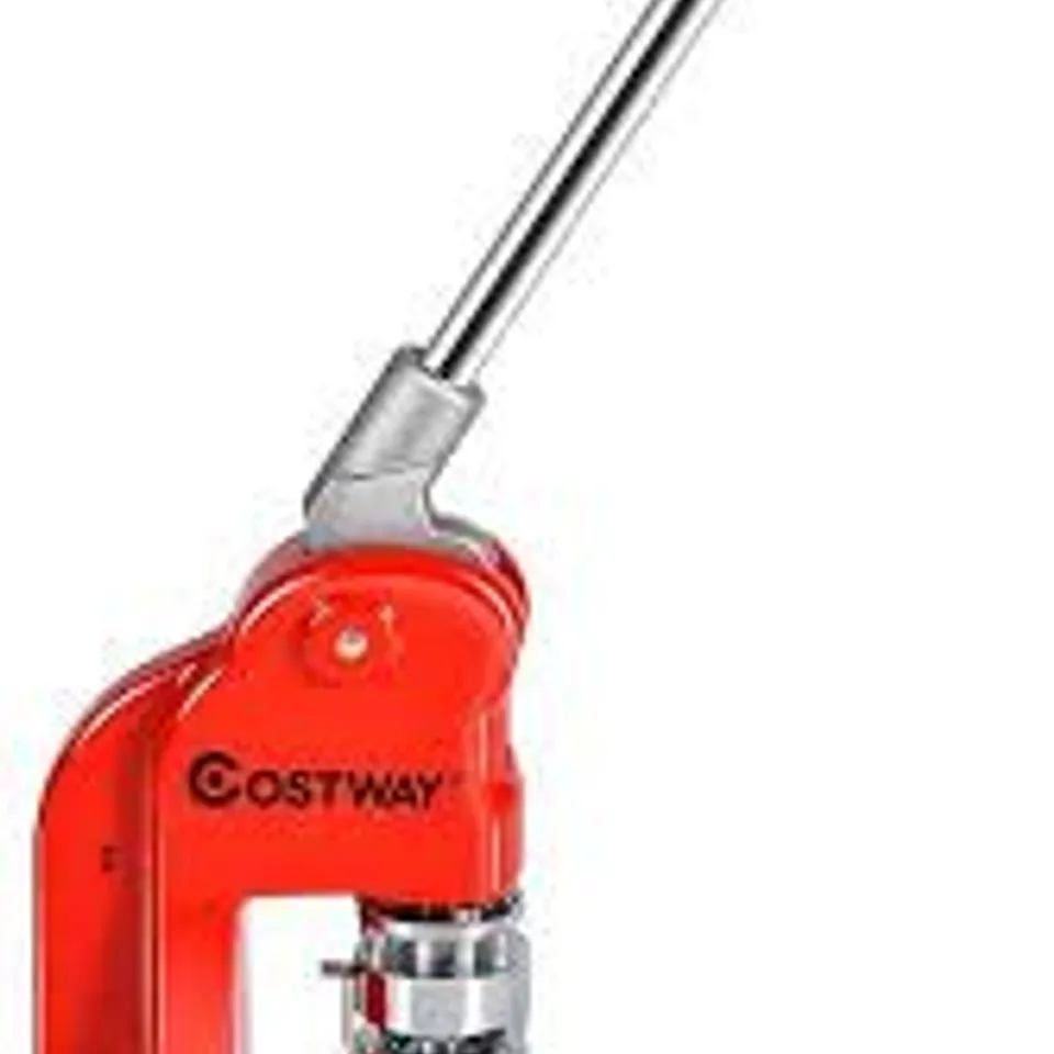 BOXED COSTWAY BADGE MAKER, 25mm BADGES PUNCH PRESS MACHINE WITH 1000 PARTS AND ADJUSTABLE CIRCLE CUTTER