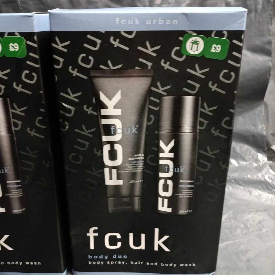 LOT OF 3 FCUK URBAN BODY DUO SETS