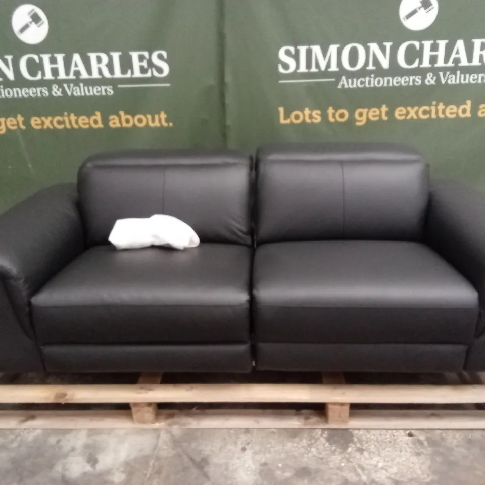 LORENZA 3 SEATER LEATHER/FAUX LEATHER POWER RECLINER RRP £1249