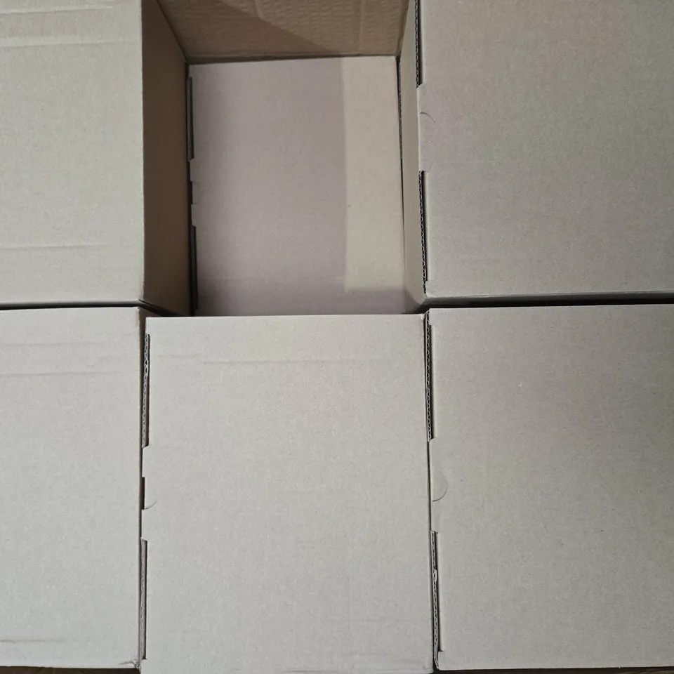 BOX OF APPROXIMATELY 15 UNBRANDED CERAMIC SOAP DISPENSERS 