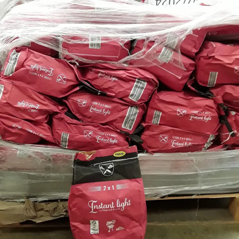 PALLET OF APPROXIMATELY 50 ASSORTED BAGS OF INSTANT LIGHT CHARCOAL 