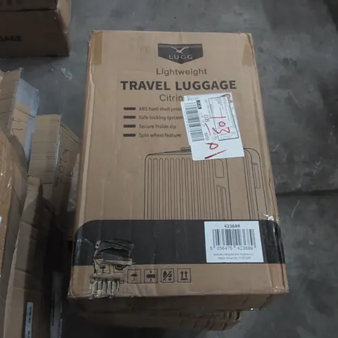 BOXED LUGG LIGHTWEIGHT TRAVEL SUITCASE 