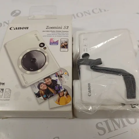 BOXED CANON ZOEMINI S2 MINI PHOTO PRINTER CAMERA