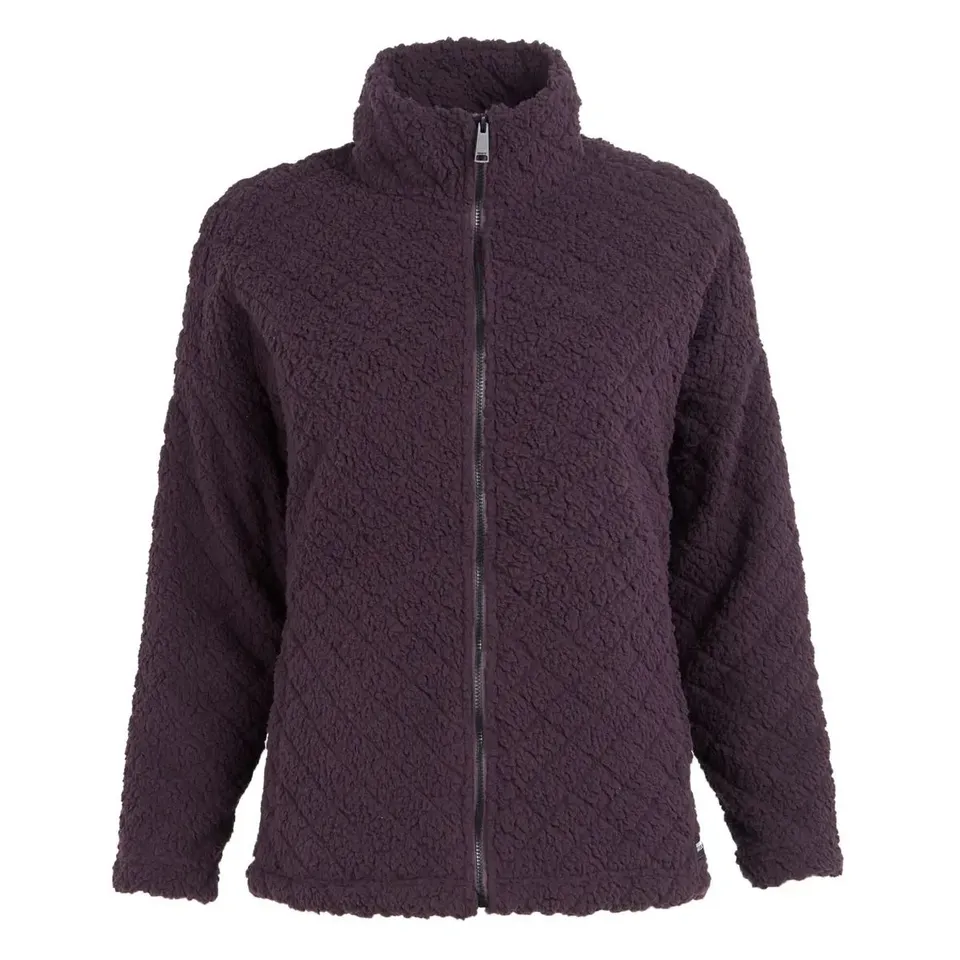 REGATTA WOMEN’S FLUFFY FLEECE 1/2 ZIP APPHIA DEEP PLUM UK SIZE 16